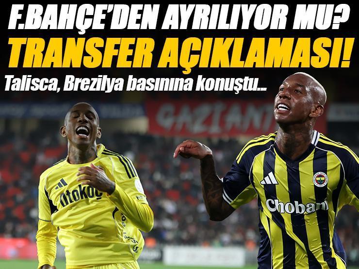 Fenerbahçe'nin yıldızı Anderson Talisca'dan transfer açıklaması!