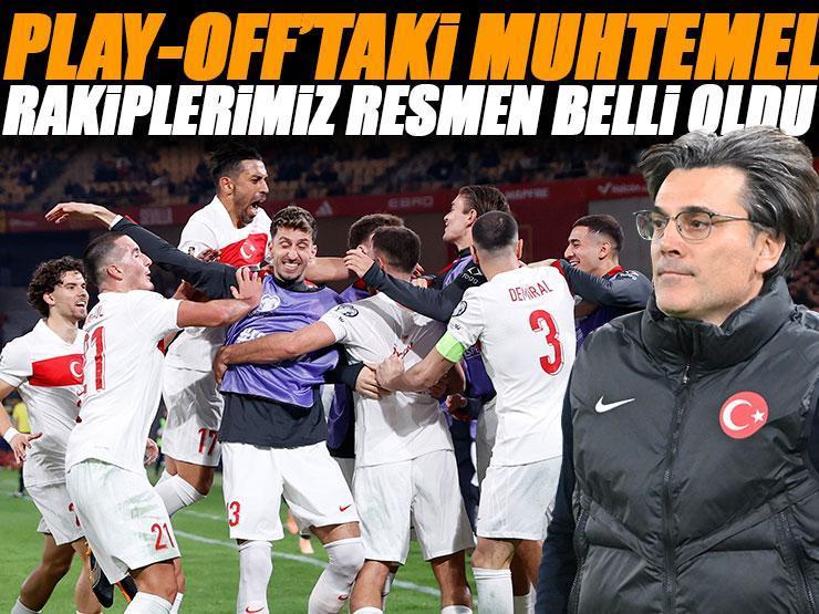 A Milli Takım play-off'u garantiledi! Muhtemel rakipler resmen belli oldu