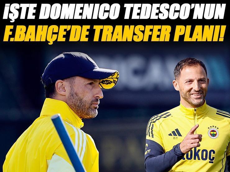 İşte Domencio Tedesco'nun transfer planı! Fenerbahçe'nin stratejisi ortaya çıktı...