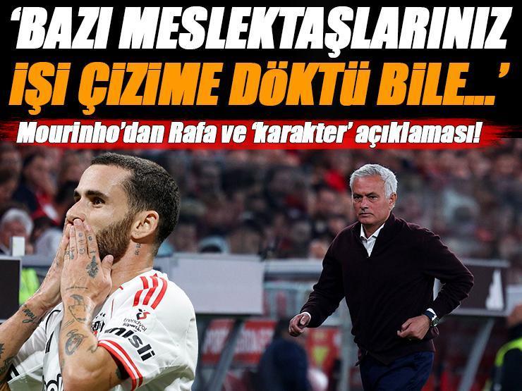 Jose Mourinho'dan Rafa Silva ve karakter açıklaması! Benfica'nın hocasından olay sözler...