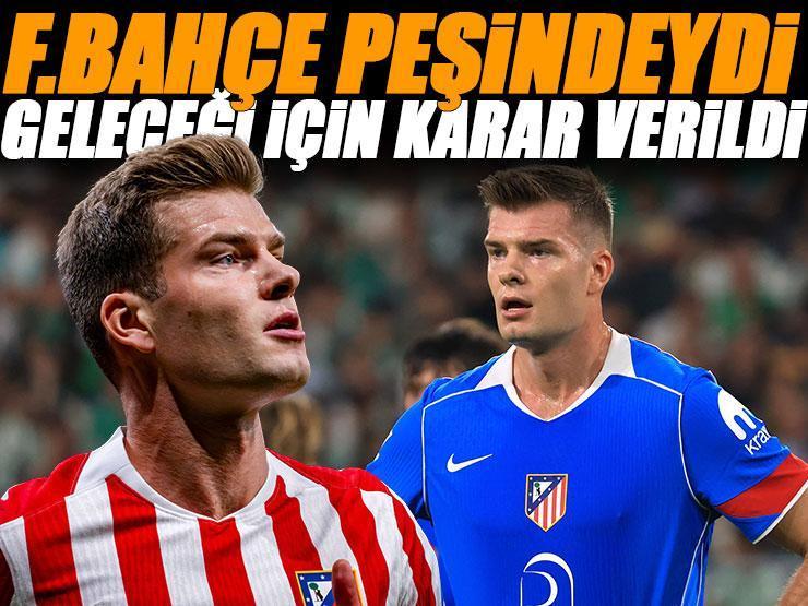 Fenerbahçe peşindeydi! Atletico Madrid'den yıldız oyuncu için karar