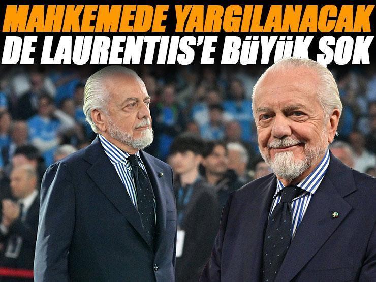 Napoli Başkanı Aurelio De Laurentiis'e büyük şok! Transferde usulsüzlükten yargılanacak