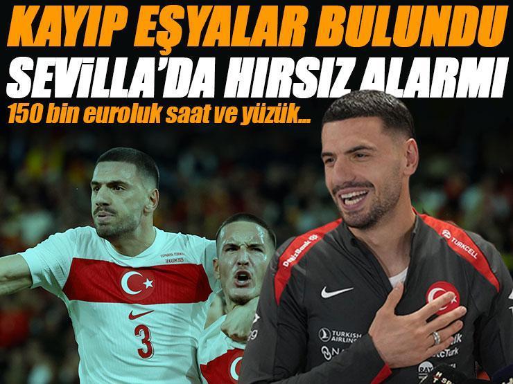 Merih Demiral'ın 150 bin avroluk kayıp saati ve iki yüzüğü bulundu