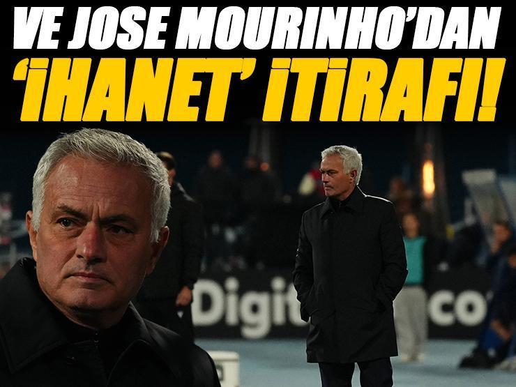 Jose Mourinho'dan 'ihanet' sözleri! Fenerbahçe'nin eski hocası küplere bindi...