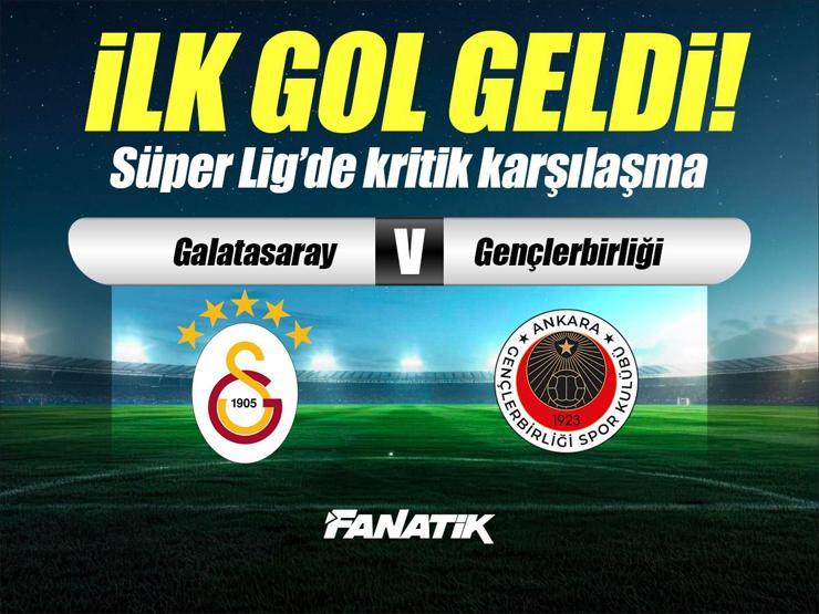 Galatasaray - Gençlerbirliği maçı Canlı Anlatım - GS GENÇLERBİRLİĞİ maçı kadroları, skoru ve istatistikleri (Süper Lig 13. hafta maçı)