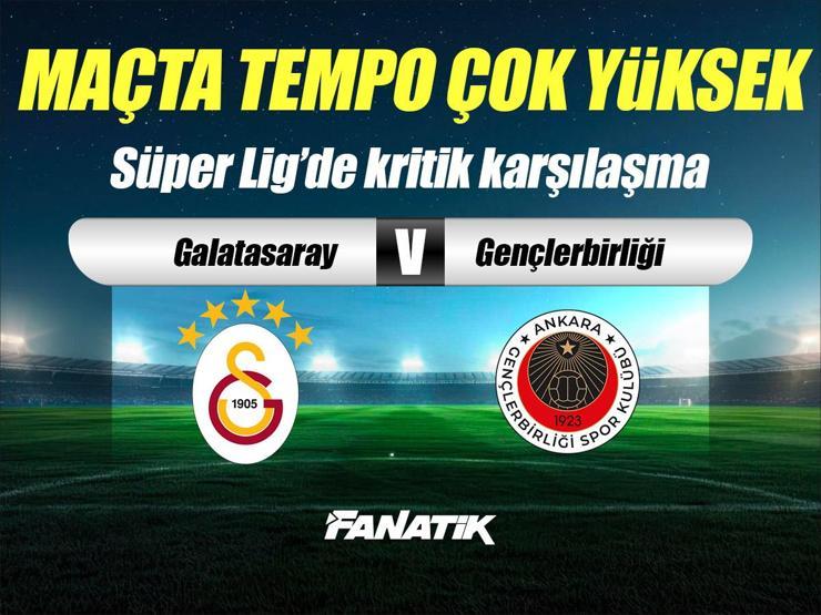 Galatasaray - Gençlerbirliği maçı Canlı Anlatım - GS GENÇLERBİRLİĞİ maçı kadroları, skoru ve istatistikleri (Süper Lig 13. hafta maçı)