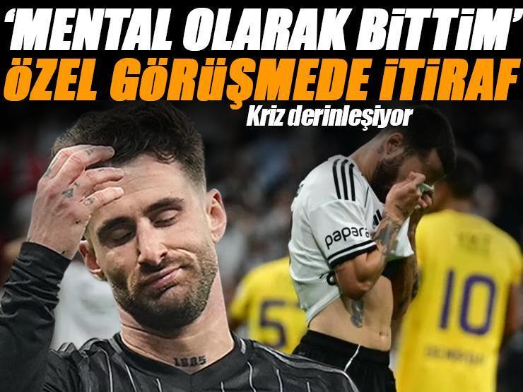 Beşiktaş'ta Rafa Silva krizi derinleşiyor! İtiraf geldi 'Mental olarak bittim, tükendim'