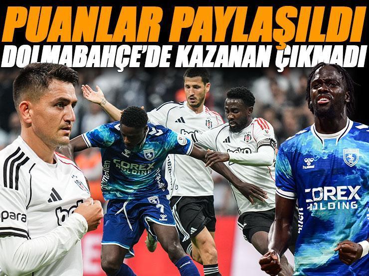 Beşiktaş üstünlüğünü koruyamadı! Dolmabahçe'de kazanan çıkmadı | Beşiktaş - Samsunspor maç sonucu: 1-1