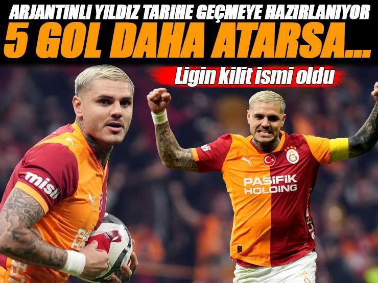 Galatasaray'da Icardi sevinci! 5 golü kaldı