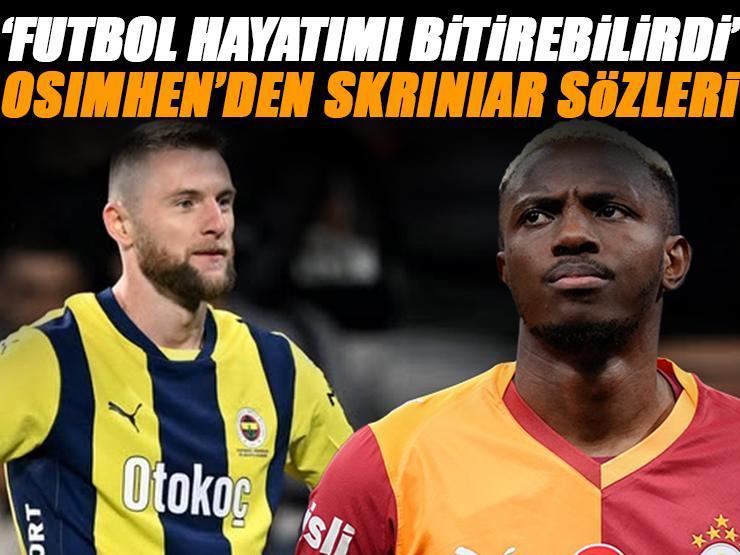 Derbi öncesi Osimhen'den Skriniar itirafı 'Futbol hayatımı bitirebilirdi'