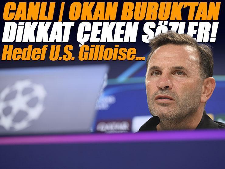 Galatasaray'da Okan Buruk konuşuyor! U.S. Gilloise maç öncesi dikkat çeken sözler...
