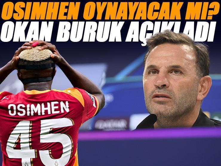 Okan Buruk'tan Victor Osimhen'in sakatlığı için açıklama! U.S Gilloise maçında...