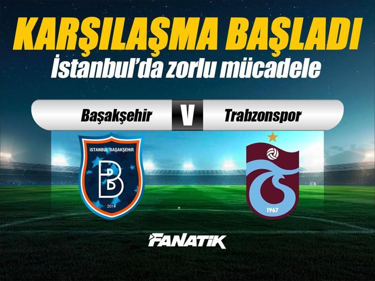 Başakşehir - Trabzonspor maçı Canlı Anlatım - BAŞAK TS maçı kadroları, skoru ve istatistikleri (Süper Lig 13. hafta maçı)
