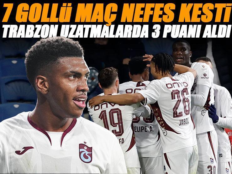 7 gollü maç nefesleri kesti! Trabzonspor zorlu deplasmanda kazandı | Başakşehir - Trabzonspor maç sonucu: 3-4