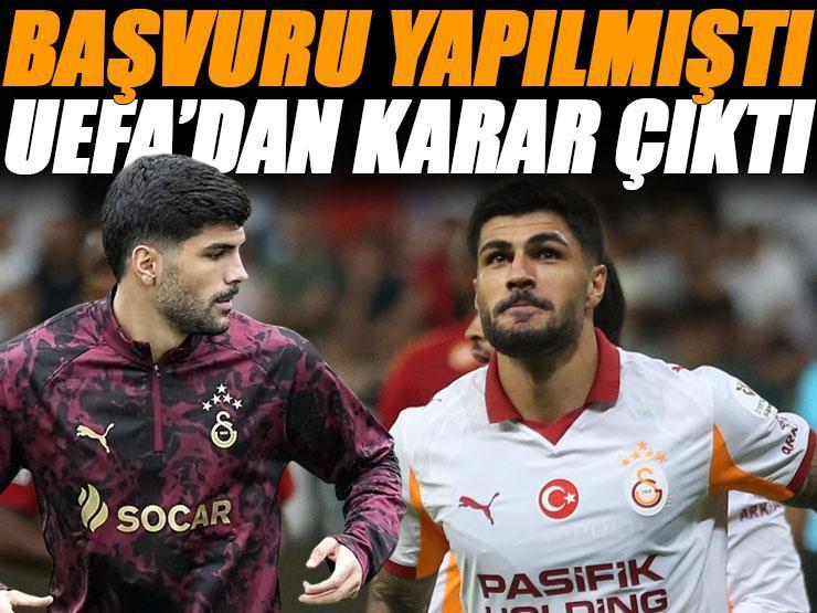 Galatasaray başvuru yapmıştı! UEFA'dan Eren Elmalı kararı