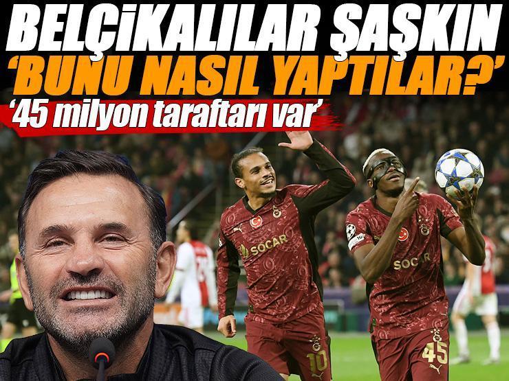 Galatasaray-Union Saint-Gilloise maçı öncesi Belçikalılar şaşkın! 150 milyon Euro harcadılar: 45 milyon taraftar
