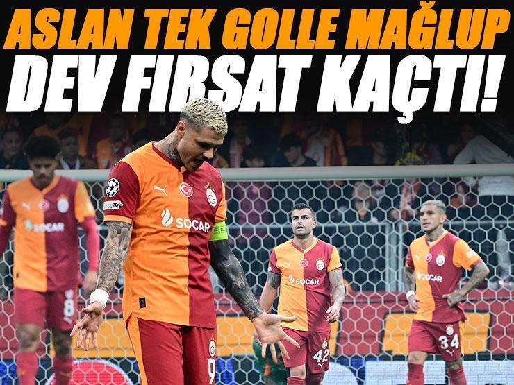 Aslan evinde tek golle mağlup! Galatasaray - Union Saint-Gilloise maç sonucu 0-1
