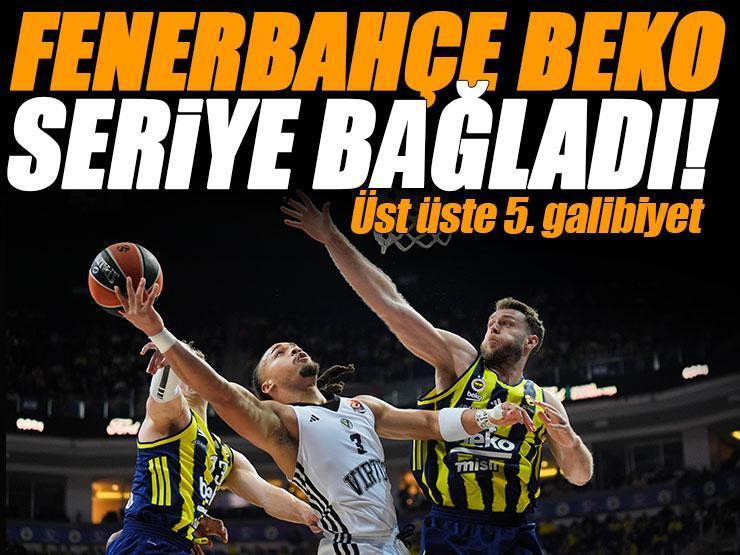 Fenerbahçe Beko, EuroLeague'de seriye bağladı | Maç sonucu Fenerbahçe Beko - Virtus Bologna: 66-64