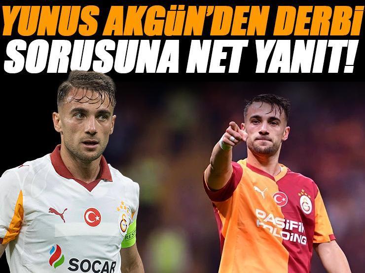 Yunus Akgün’den Fenerbahçe derbisi sorusuna kafa karıştıran yanıt! Oynayacak mı?