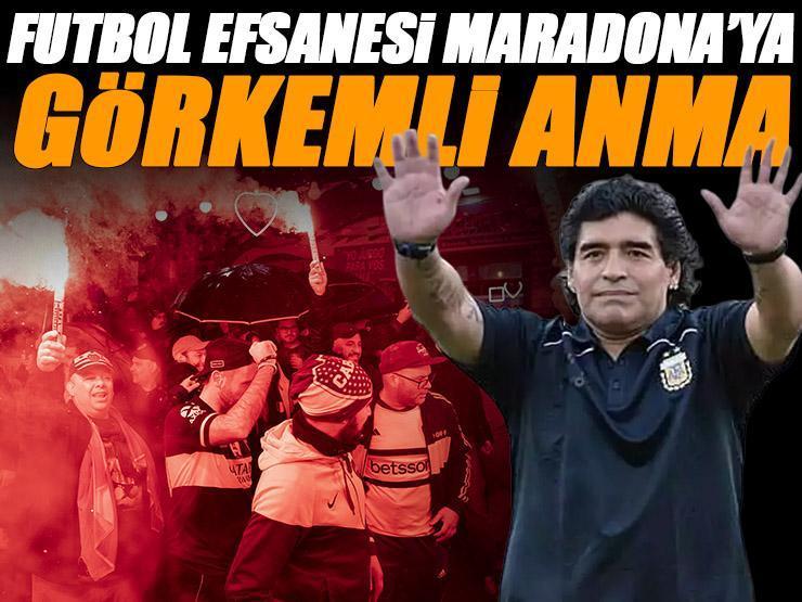 Futbol efsanesi Maradona ölümünün 5. yılında anıldı