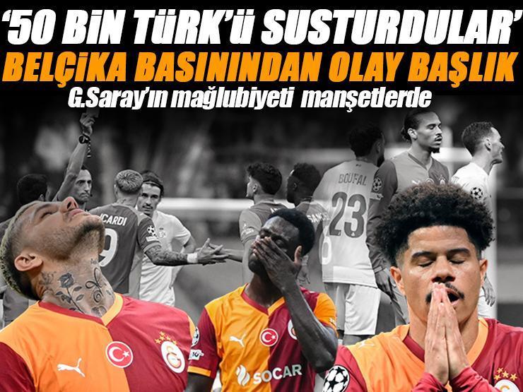 Union SG'nin Galatasaray galibiyeti sonrası Belçika basınından olay başlık '50 bin Türk'ü susturdu'