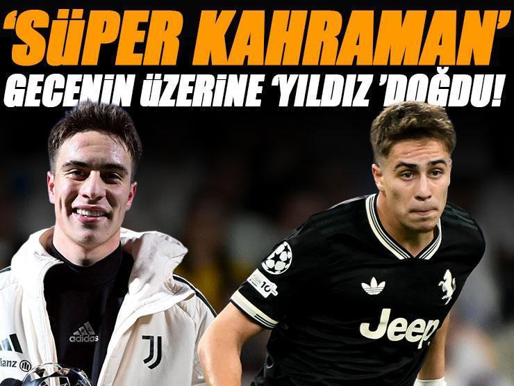 Kenan Yıldız, 'süper kahraman' gibi! Oyuna girdi, Juventus'u ipten aldı, geceye damga vurdu...