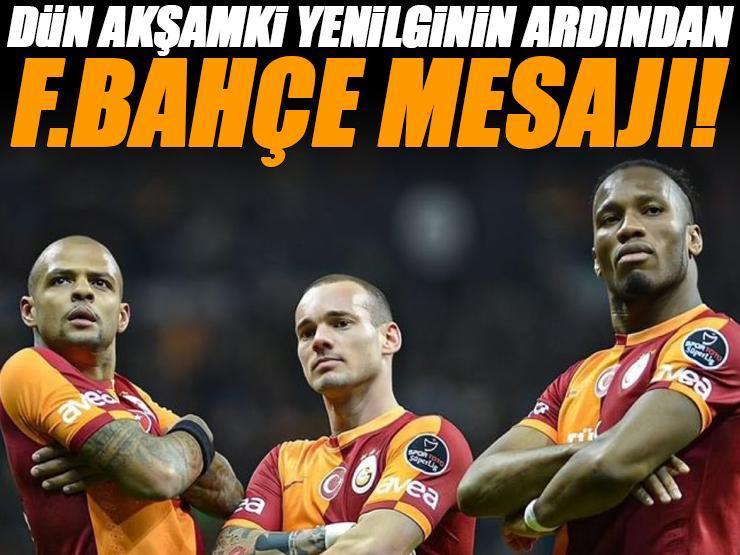 Galatasaray-Union Saint-Gilloise maçının ardından Fenerbahçe mesajı!
