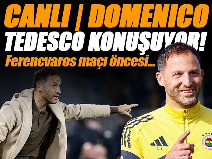 CANLI | Domenico Tedesco'dan basın toplantısı! Fenerbahçe - Ferencvaros maçı öncesi...