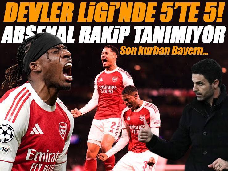 Arsenal rakip tanımıyor, son kurban Bayern! Arsenal - Bayern Münih maç sonucu 3-1