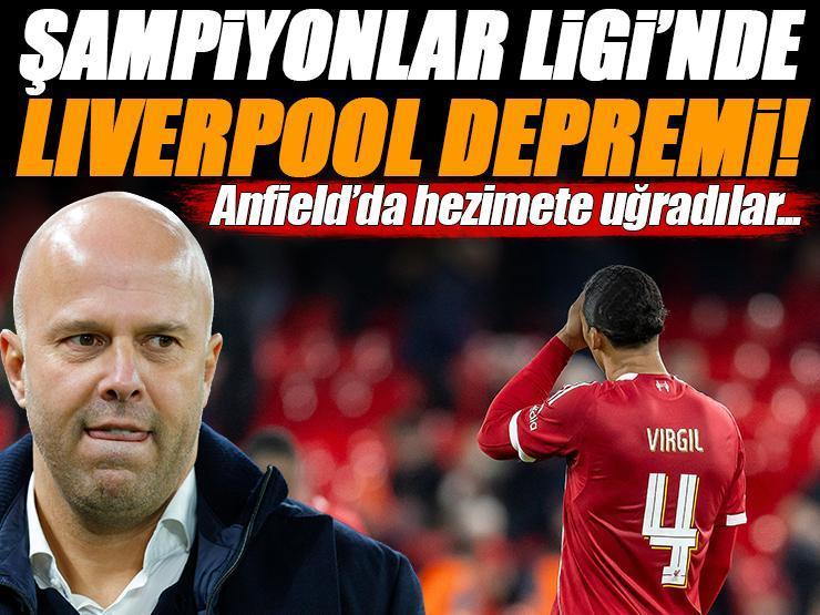 Şampiyonlar Ligi'nde Liverpool depremi: Hezimete uğradılar! Futbol dünyası şokta...