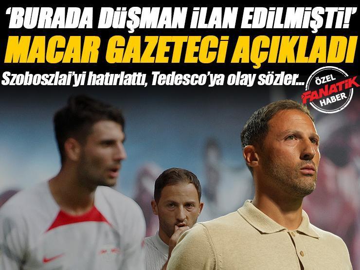 ÖZEL | 'Domenico Tedesco, Macaristan'da düşman ilan edilmişti!' Macar gazeteciden olay sözler, Szoboszlai'yi hatırlattı...