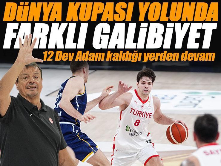 12 Dev Adam 2027 Dünya Kupası yoluna galibiyetle başladı... Türkiye - Bosna Hersek maç sonucu 93-71