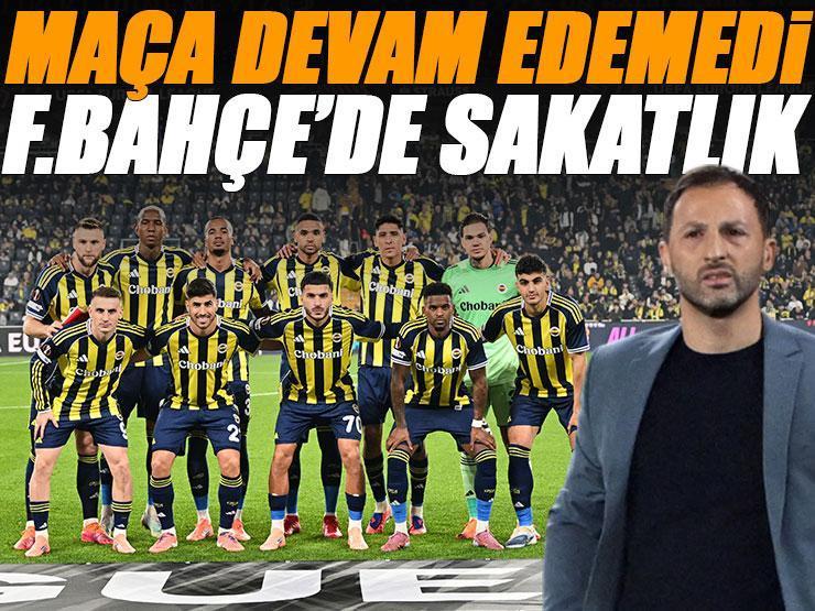 Fenerbahçe'de sakatlık! Genç oyuncu maça devam edemedi