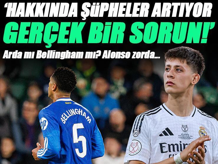 Arda Güler'e Jude Bellingham engeli! Real Madrid'de Xabi Alonso'dan sürpriz karar...