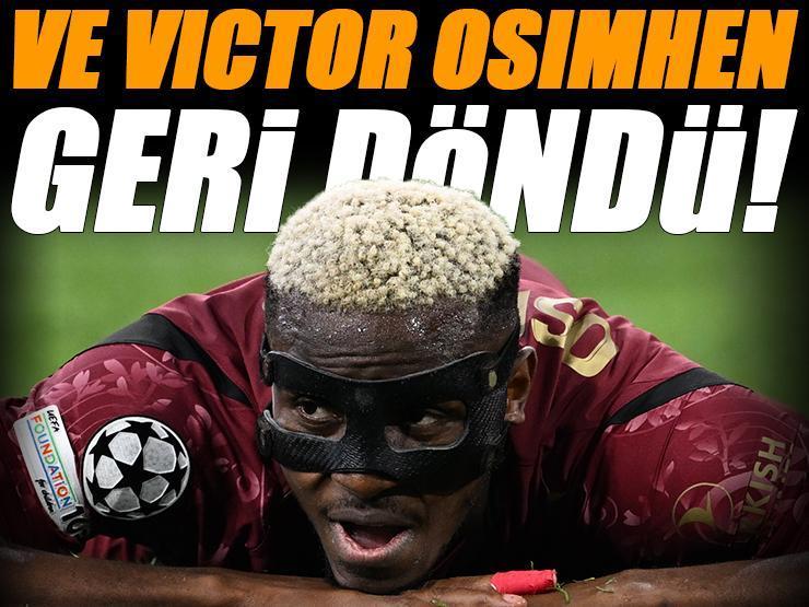 SON DAKİKA | Derbi öncesi Victor Osimhen gelişmesi: İdmana çıktı, müjdeyi verdi