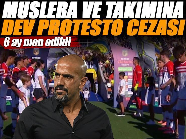 Arjantin'de şampiyonluk protestosu! Muslera ve arkadaşlarına ceza: Veron 6 ay men edildi
