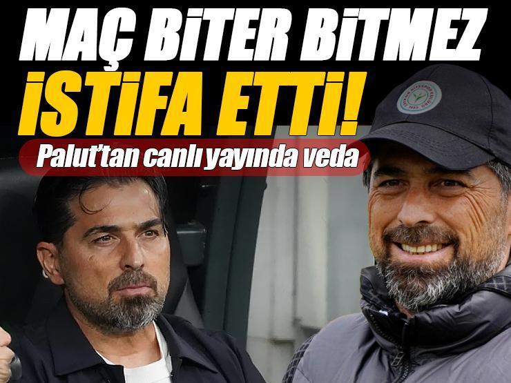 Süper Lig'de sürpriz istifa! İlhan Palut maç biter bitmez...