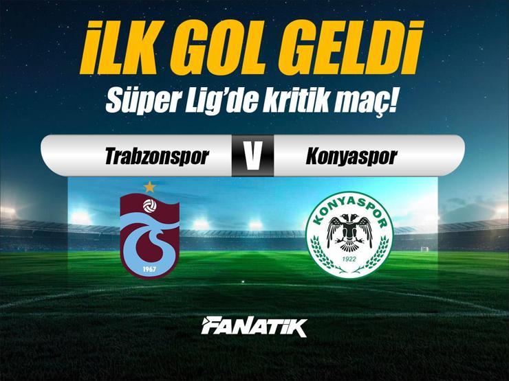 Trabzonspor - Konyaspor maçı Canlı Anlatım - TS KONYA maçı kadroları, skoru ve istatistikleri (Süper Lig 14. hafta maçı)