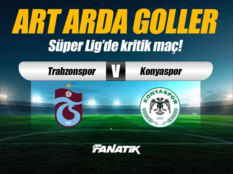Trabzonspor - Konyaspor maçı Canlı Anlatım - TS KONYA maçı kadroları, skoru ve istatistikleri (Süper Lig 14. hafta maçı)