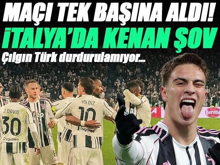 Kenan Yıldız durdurulamıyor! Çılgın Türk, Juventus-Cagliari maçını tek başına aldı...