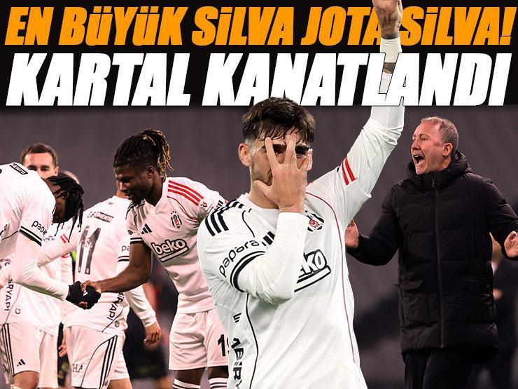 Jota Silva 11'de başladı, Kartal kanatlandı! Karagümrük - Beşiktaş maç sonucu 0-2