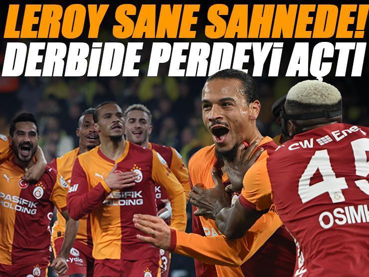 Dev derbide Leroy Sane sahnede! Fenerbahçe'ye karşı golünü attı