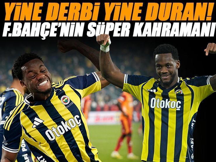 Fenerbahçe'nin derbilerdeki süper kahramanı Jhon Duran! Önce Beşiktaş, sonra Galatasaray...