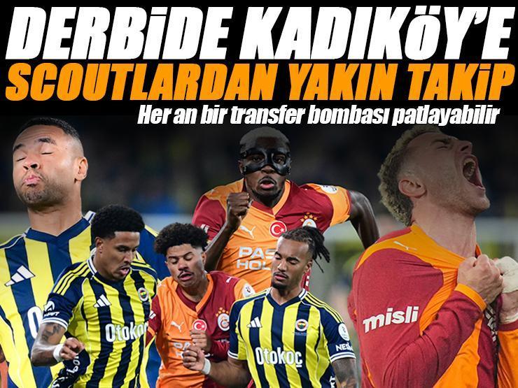 Fenerbahçe-Galatasaray derbisine yakın markaj! Scoutlar akın akın Kadıköy'e geldi