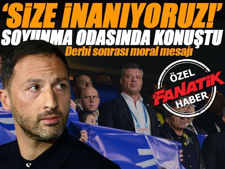 ÖZEL | Başkan Sadettin Saran ve Tedesco'dan derbi sonrası takıma moral mesajı! 'Size inanıyoruz'