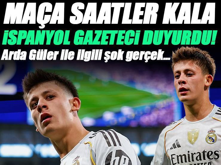Arda Güler ile ilgili şok gerçek böyle ortaya çıktı! Athletic Bilbao-Real Madrid maçına saatler kala açıklandı...