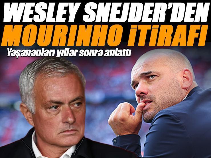 Wesley Sneijder'den Mourinho itirafı ve Real Madrid sözleri