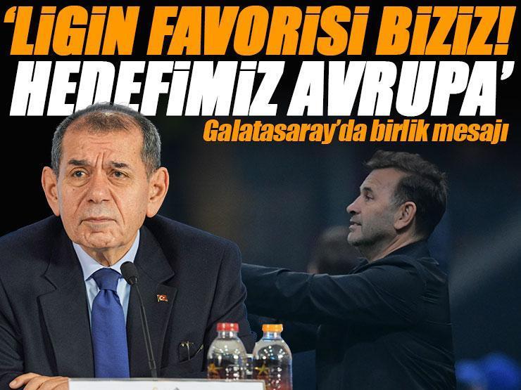 Galatasaray'ın Samsunspor maçı parolası belli oldu! Birlik beraberlik mesajı...