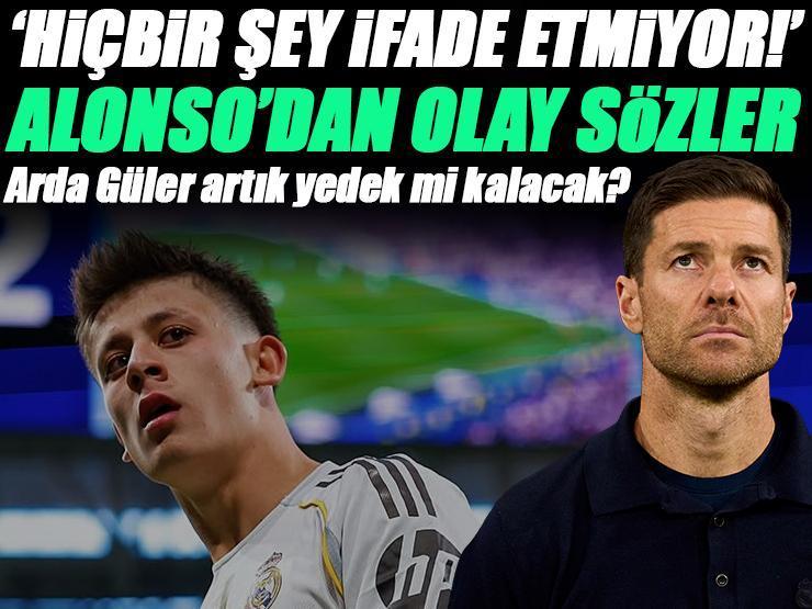 Xabi Alonso'dan şok Arda Güler sözleri: 'Hiçbir şey ifade etmiyor!'