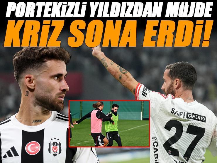 Beşiktaş'a Rafa Silva'dan müjde! Antrenmana çıktı